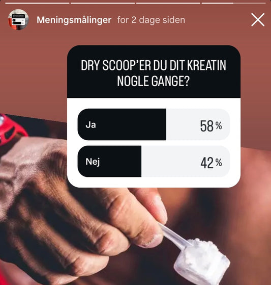 Undgå kreatin med bitter smag