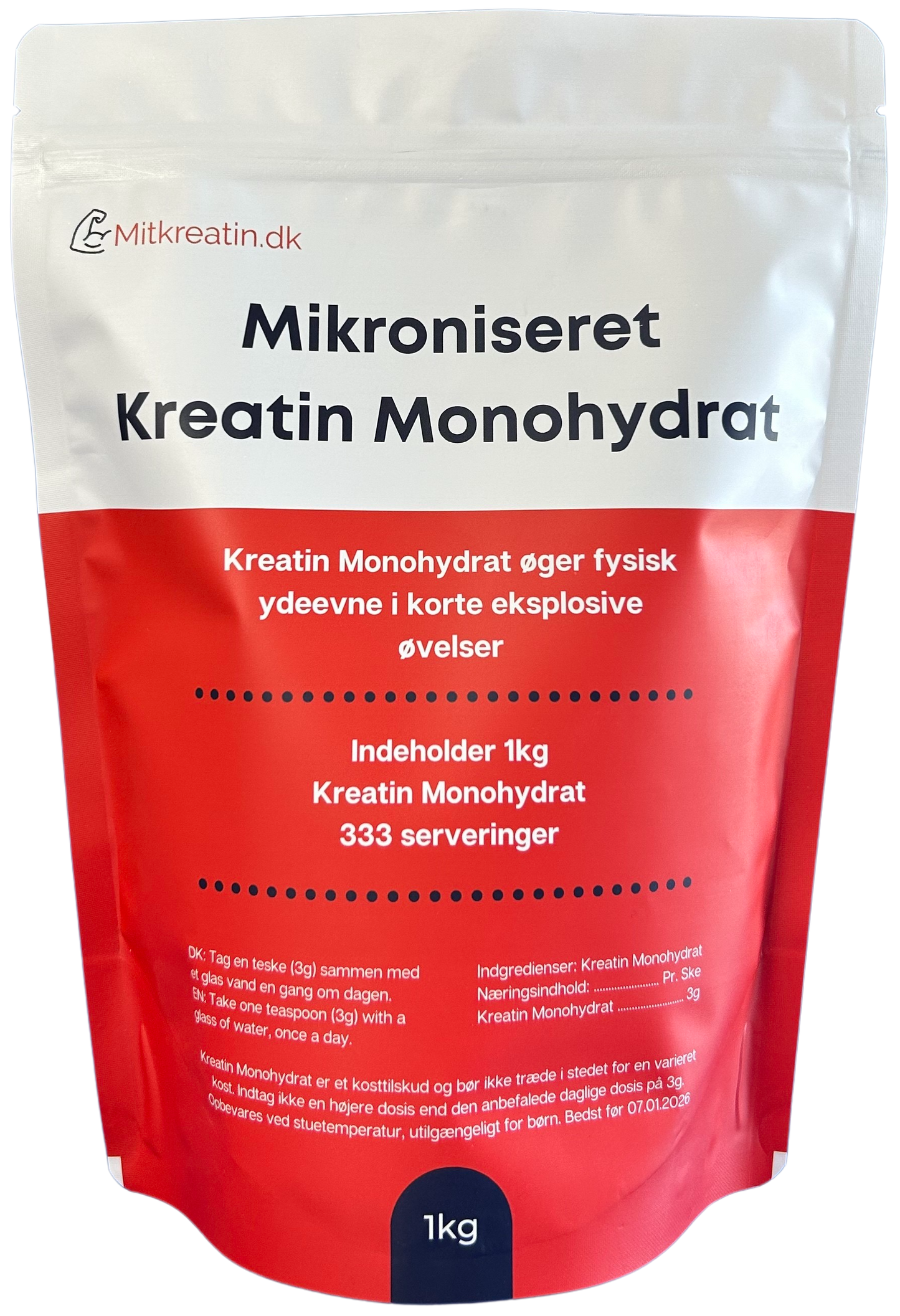1000g Kreatin Monohydrat Pulver